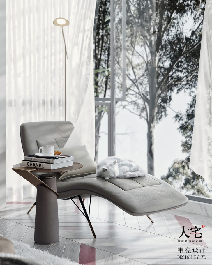 潤(rùn)和紫郡180平方米法式輕奢風(fēng)格案例效果圖-臥室