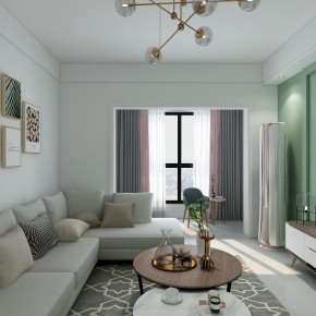 江山帝景95㎡北歐風(fēng)格案例 ...