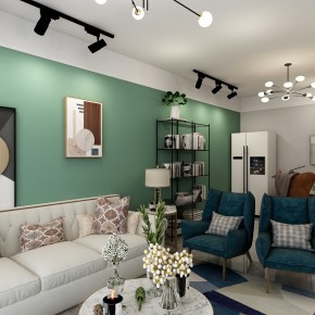 明發(fā)國(guó)際85㎡輕奢風(fēng)格案例 ...