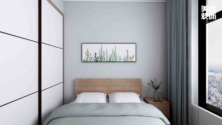 清溪川9號140㎡日式風格案例效果圖-臥室