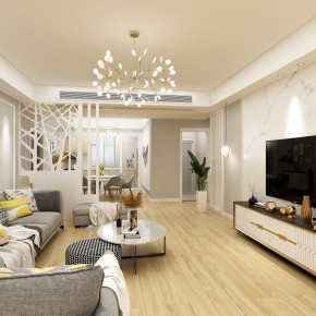 銀桂苑140㎡簡(jiǎn)約風(fēng)裝修案 ...