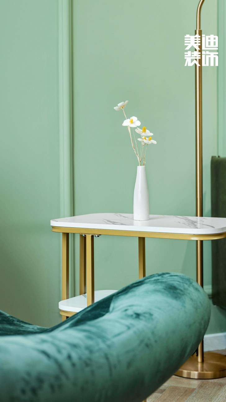  長房云時代109㎡北歐混搭風裝修案例效果圖 -客廳