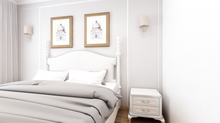 嘉華城188㎡古典美式風裝修案例效果圖-臥室