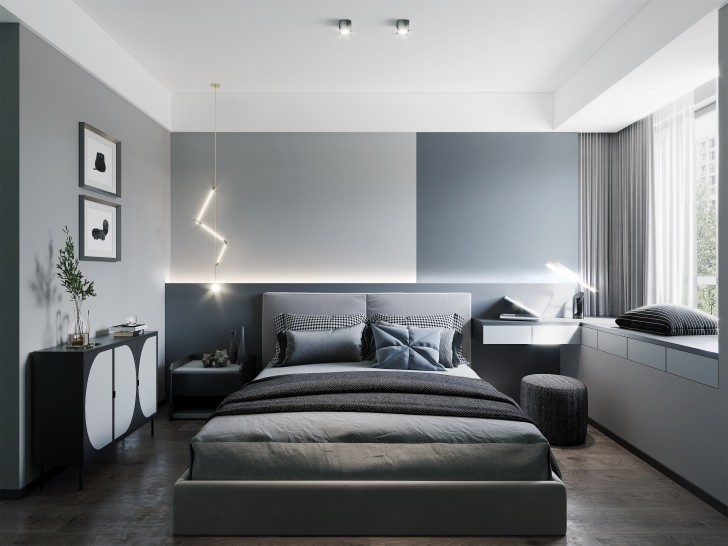 長沙裝修公司美迪裝飾-明昇壹城140平米現(xiàn)代風(fēng)格造價30萬	