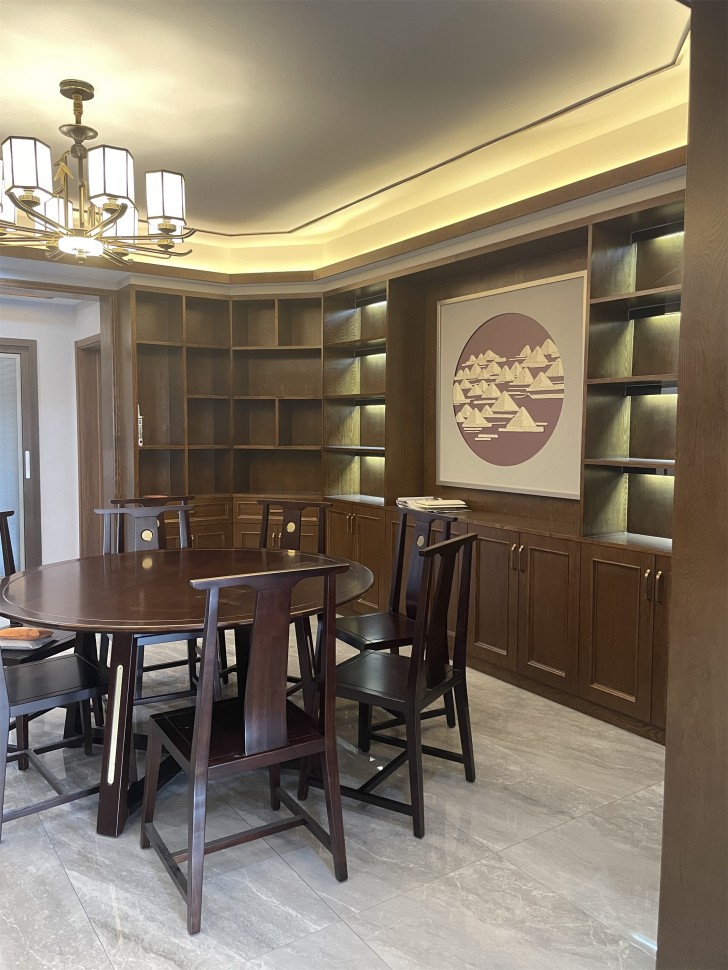 長(zhǎng)沙裝修公司-萬(wàn)國(guó)府260㎡新中式