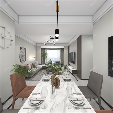 深業(yè)鷺棲府132㎡全房全景 ...