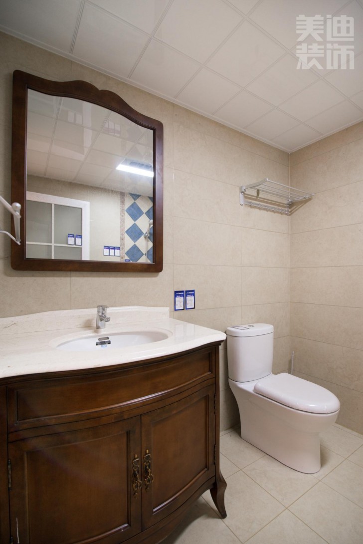 經(jīng)典小美風(fēng)格樣板房案例實(shí)景圖--衛(wèi)生間