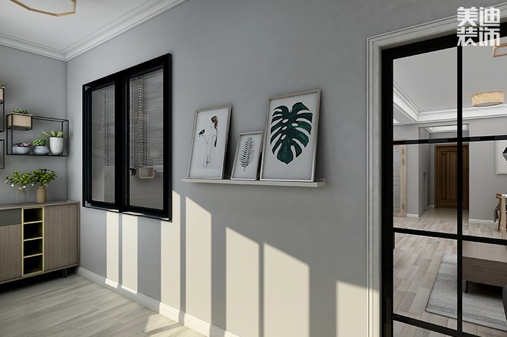 銀園公寓89平米現(xiàn)代簡約風(fēng)格裝修效果圖--陽臺(tái)2