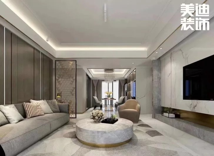 現(xiàn)代輕奢風格裝修圖片