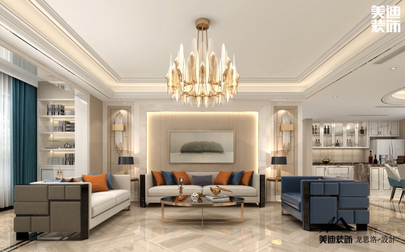 港式輕奢風(fēng)格裝修圖片