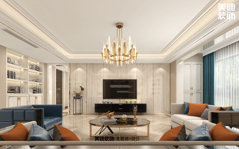 港式輕奢風(fēng)格裝修圖片