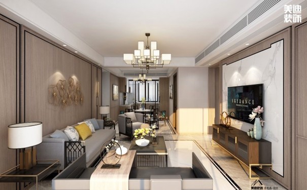 新中式裝修效果圖大全欣賞，聽說客廳這么裝修美呆了！