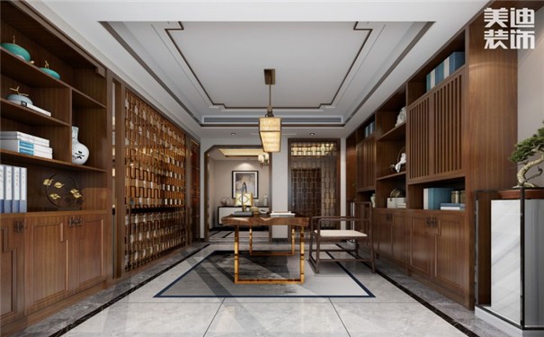 中式書房這么裝修，才顯得古典優(yōu)雅